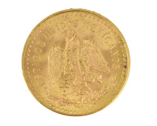 Lot 88 - Mexico 50 Pesos gold coin, 1821 - 1947,...