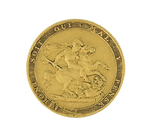 Lot 95 - George III gold sovereign 1817, 7.9g