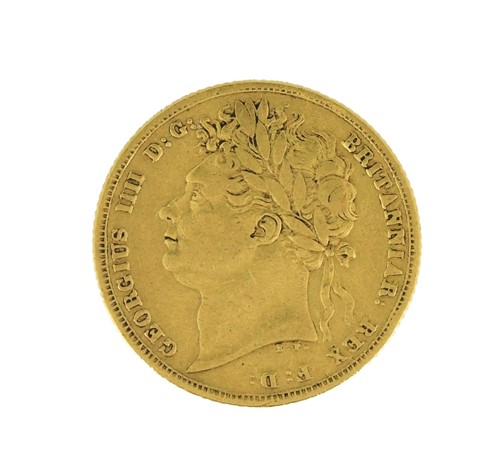 Lot 97 - George IIII gold sovereign 1822, 7.9g
