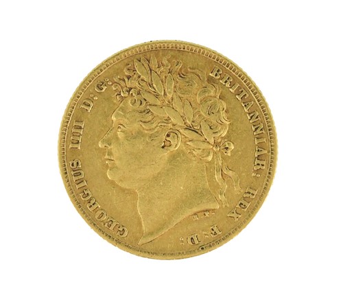 Lot 98 - George IIII gold sovereign 1822, 7.9g