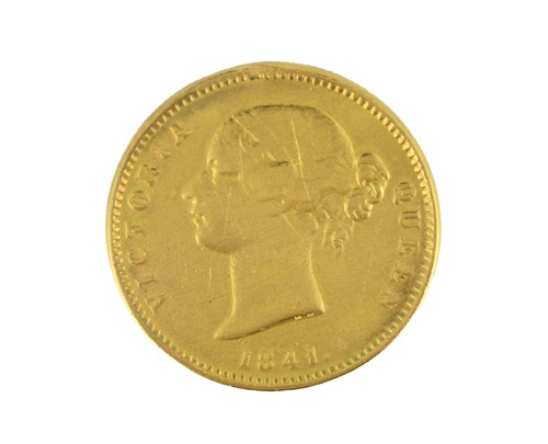 Lot 104 - Victoria East India Company gold One Mohur...