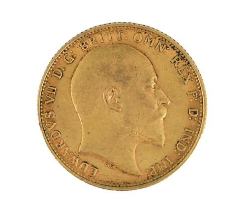 Lot 110 - Edward VII gold sovereign 1904