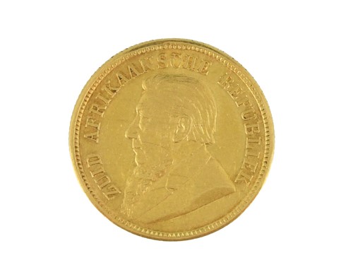 Lot 113 - South Africa gold half Pond 1894