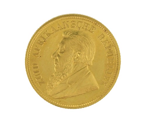 Lot 114 - South Africa gold half Pond, double-shaft,...
