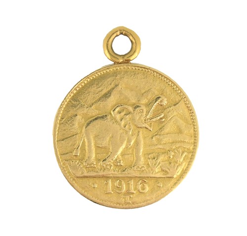 Lot 128 - German East Africa gold 15 Rupien, 1916,...