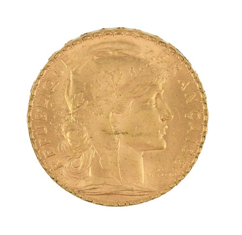 Lot 131 - France gold 20 Francs 1902, good lustre, 6.5g