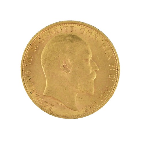 Lot 140 - Edward VII gold sovereign 1904
