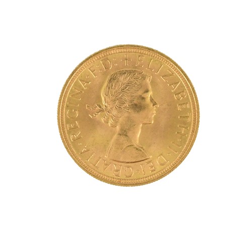 Lot 154 - Elizabeth II gold sovereign 1957, some...