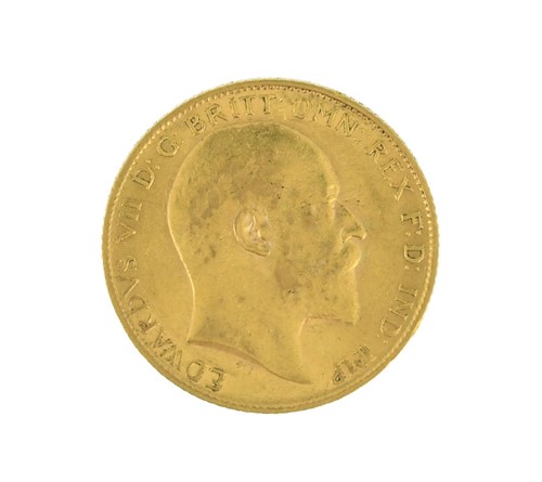 Lot 160 - Edward VII gold half sovereign 1910
