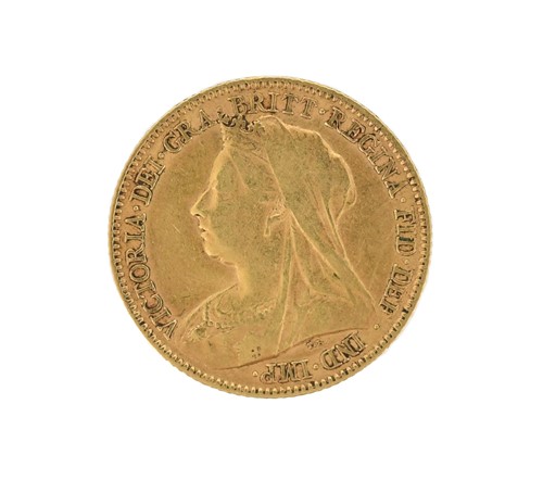 Lot 164 - Victoria gold half sovereign 1896