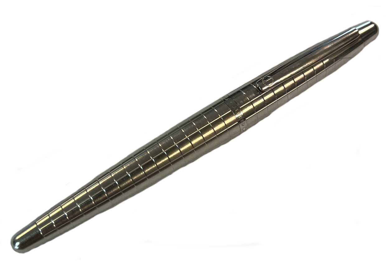 Lot 440 - Alfred Dunhill  - A steel cased fountain pen
