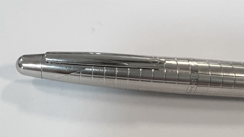 Lot 440 - Alfred Dunhill  - A steel cased fountain pen