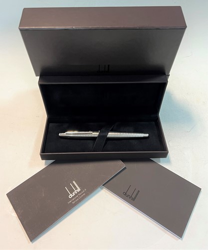 Lot 440 - Alfred Dunhill  - A steel cased fountain pen