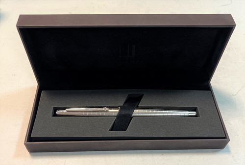 Lot 440 - Alfred Dunhill  - A steel cased fountain pen