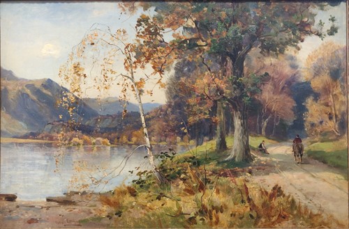 Lot 292 - George Gray (Scottish 1880-1943) Loch Lomond...