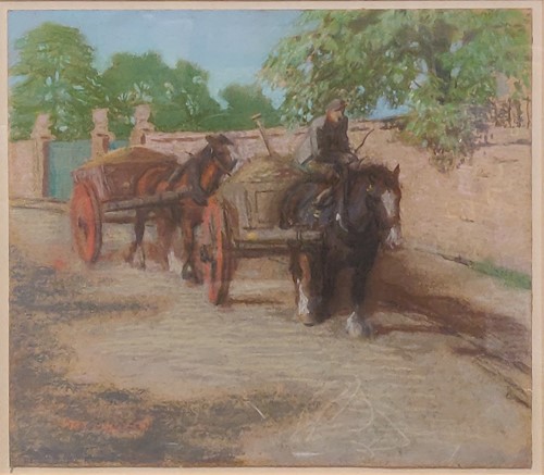 Lot 233 - James McLaren, Modern British Horse and cart...