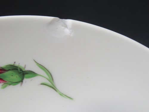 Lot 18 - 'Dresden' (cross swords mark) floral pattern...
