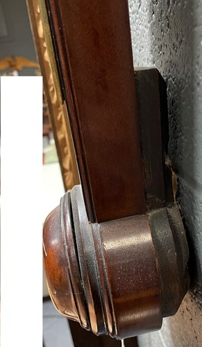 Lot 242 - A George III mahogany stick barometer by George Adams, London