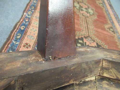 Lot 284 - A George III mahogany brass bound cellarette