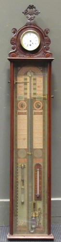 Lot 67 - A Admiral Fitzroy barometer, 122cm high