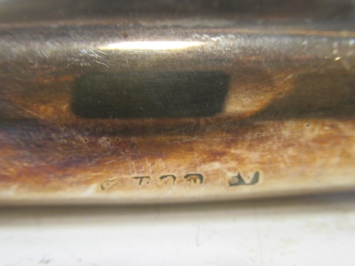 Lot 192 - Silver plated tray dated 1916, pair Alvin...