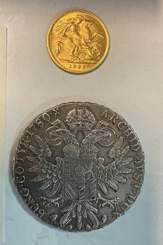 Lot 157 - George V half sovereign 1925, Maria Theresa...