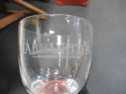 Lot 15 - Various cut glass decanters and other glass...
