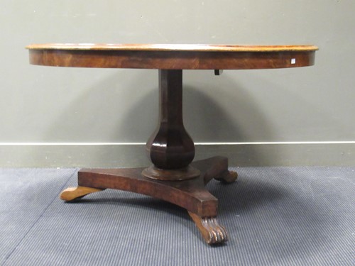 Lot 441 - A Victorian walnut and floral marquetry...