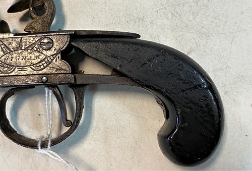 Lot 145 - A French model An IX flintlock cavalry pistol, early 19th century
