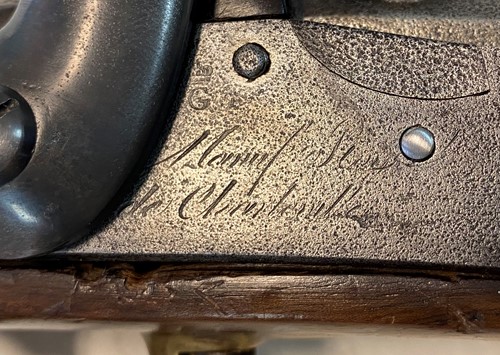 Lot 145 - A French model An IX flintlock cavalry pistol, early 19th century