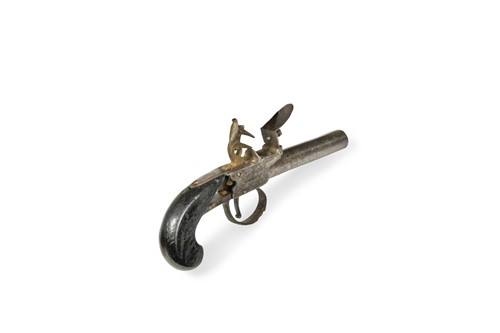 Lot 145 - A French model An IX flintlock cavalry pistol, early 19th century