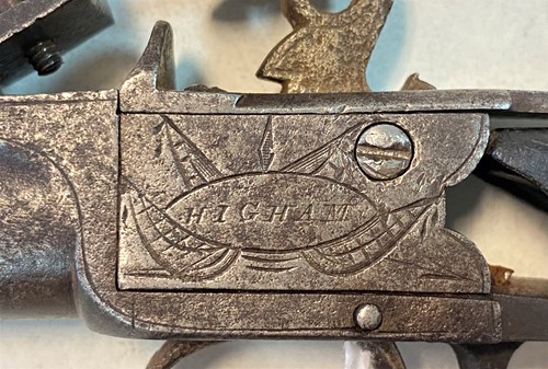 Lot 145 - A French model An IX flintlock cavalry pistol, early 19th century