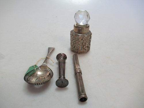 Lot 175 - A silver Sampson Mordan propelling pencil, a...