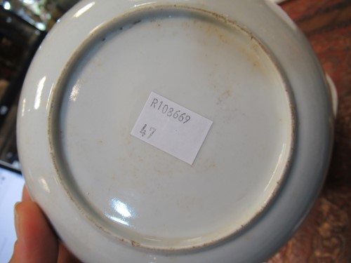 Lot 36 - An 18th century Chinese export bowl and stand,...