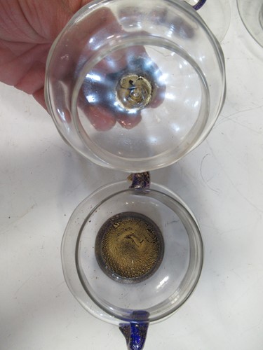 Lot 25 - A Murano Glass tea set for six to include a...