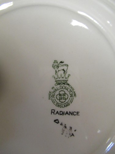 Lot 22 - Royal Doulton Radiance and Marquis dinnerware,...