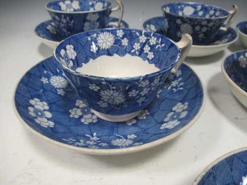 Lot 17 - A Spode blue and white part dinner and tea...