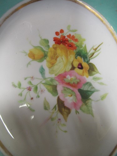 Lot 12 - Two 19th century English porcelain part...