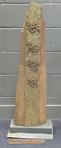 Lot 40 - Nigel Edmondson, a stoneware monolith 116cm high