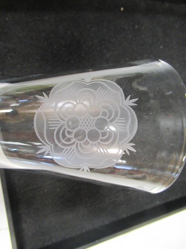 Lot 23 - A pair of modern opaque twist stem 'Yorkshire...