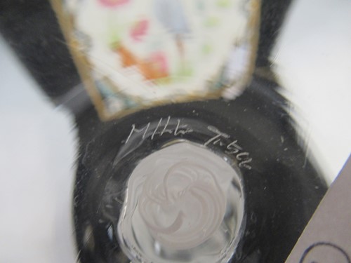 Lot 23 - A pair of modern opaque twist stem 'Yorkshire...