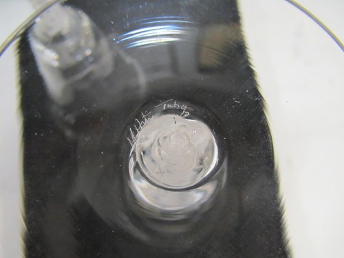 Lot 23 - A pair of modern opaque twist stem 'Yorkshire...
