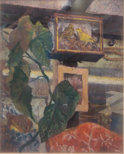 Lot 211 - Michael Stone (Modern British) Interior with...