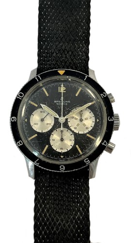 Lot 333 - Breitling - A steel 'Co-Pilot' chronograph wristwatch