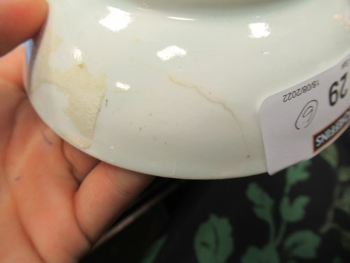 Lot 29 - Six English 18th century saucers including...