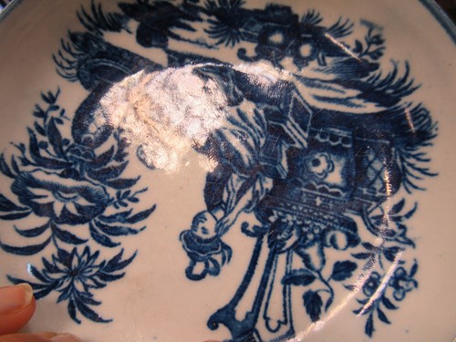 Lot 29 - Six English 18th century saucers including...