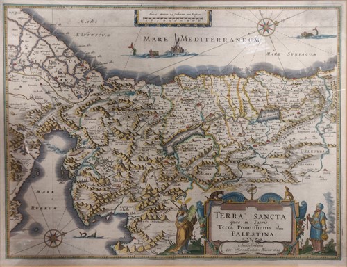 Lot 46 - Willem Blaeu Terra Sancta quae in Sacris Terra...