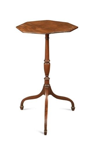 Lot 314 - A mahogany tripod occasional table, 19th century