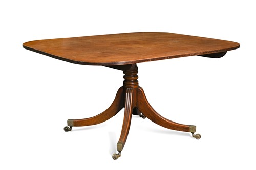 Lot 311 - A mahogany tilt-top breakfast table, early 19th century