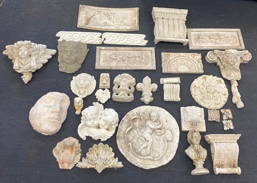 Lot 83 - Items of moulded classical architectural items...